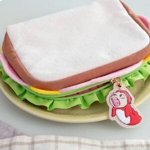 Official Studio Ghibli Ponyo Ham Sandwich Zipper Pouch